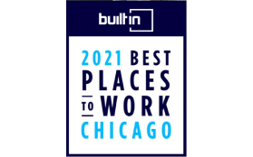 Award winner, BuiltIn best places to work in Chicago, 2022